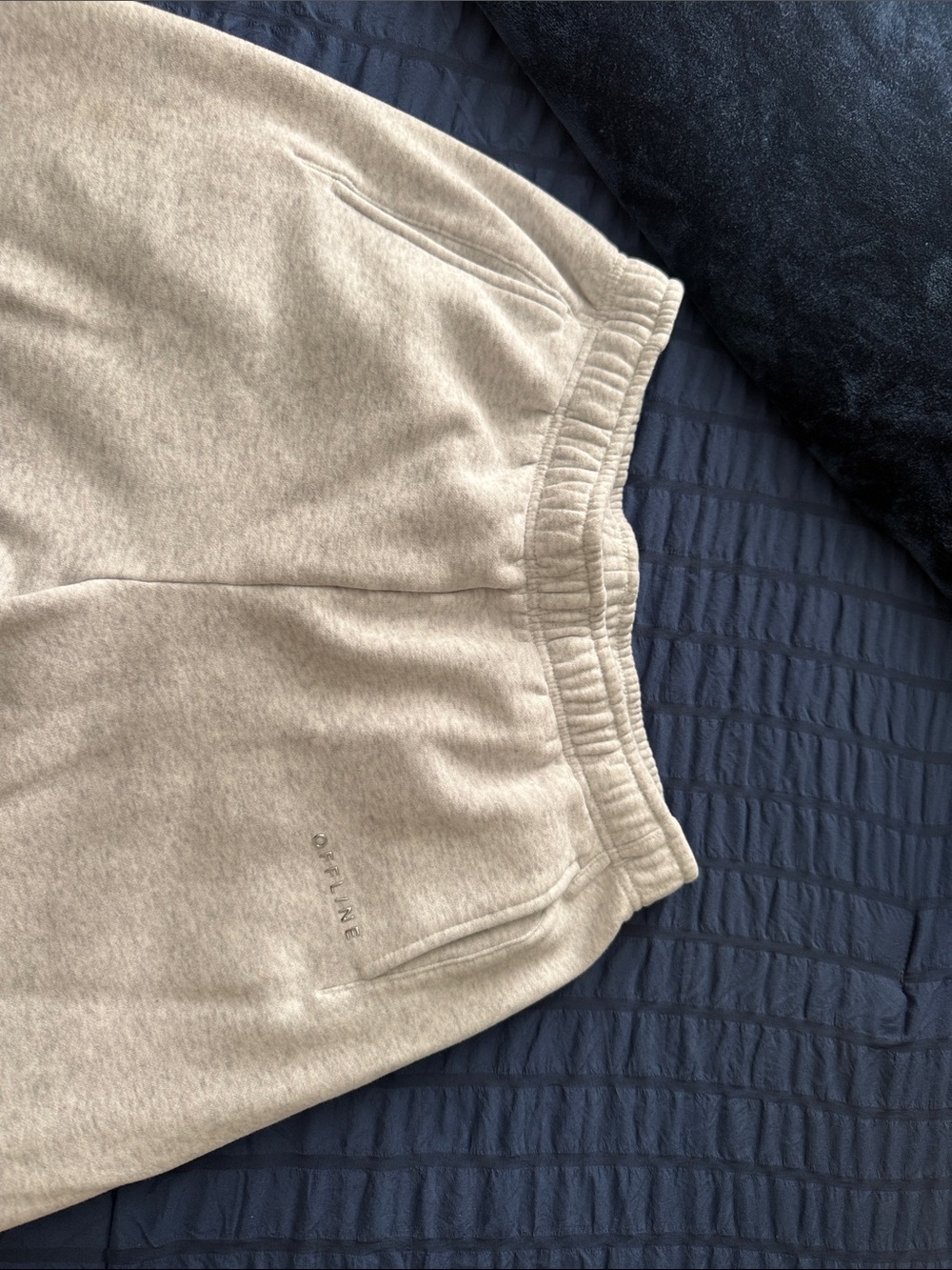 Offline Aerie Cream Track Joggers